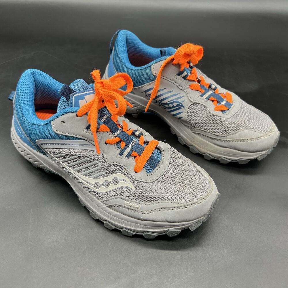Saucony Womens Size 6W Excursion TR15 S10671-23 Gray/Blue Running Sneakers
